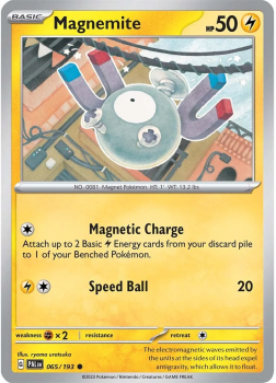 Magnemite single card from POKEMON TCG