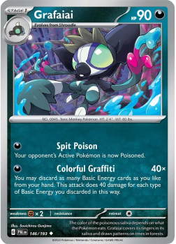 Grafaiai single card from POKEMON TCG