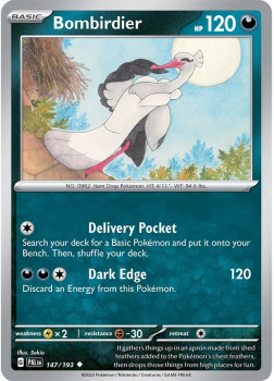 Bombirdier single card from POKEMON TCG
