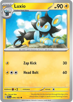 Luxio single card from POKEMON TCG