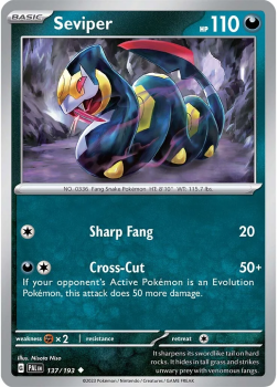 Seviper single card from POKEMON TCG
