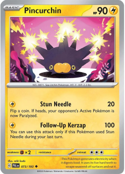 Pincurchin single card from POKEMON TCG