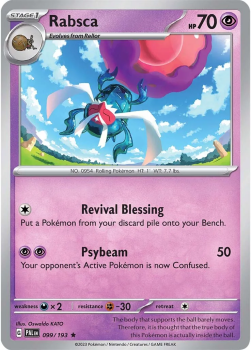 Rabsca single card from POKEMON TCG