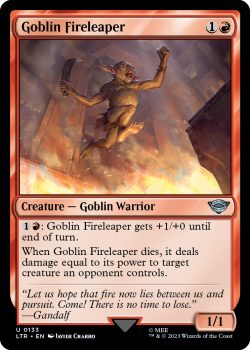 Goblin Fireleaper single card from Magic the Gathering