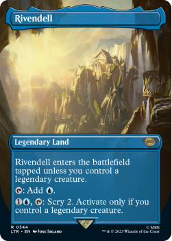 Rivendell (BORDERLESS)(FOIL) single card from Magic the Gathering