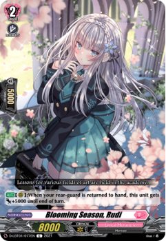 Blooming Season, Rudi (C) single card from Cardfight!! Vanguard