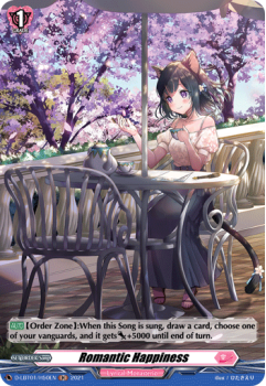 Romantic Happiness (H) single card from Cardfight!! Vanguard