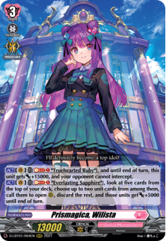 Prismagica, Wilista (RRR) single card from Cardfight!! Vanguard