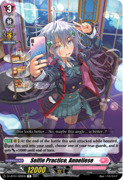 Selfie Practice, Anneliese (R) single card from Cardfight!! Vanguard