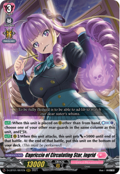 Capriccio of Circulating Star, Ingrid (RRR) single card from Cardfight!! Vanguard