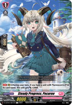 Steady Progress, Pecoree (C) single card from Cardfight!! Vanguard