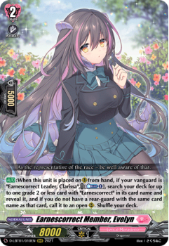 Earnescorrect Member, Evelyn (RRR) single card from Cardfight!! Vanguard