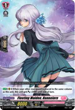 Fleeting Maiden, Hannelore (C) single card from Cardfight!! Vanguard