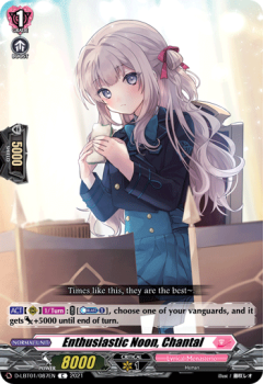 Enthusiastic Noon, Chantal (C) single card from Cardfight!! Vanguard