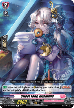 Sweet Tone, Kriemhild (R) single card from Cardfight!! Vanguard