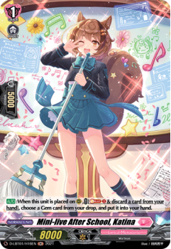 Mini-live After School, Katina (H) single card from Cardfight!! Vanguard