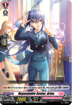 Dependable Senior, Aries (C) single card from Cardfight!! Vanguard