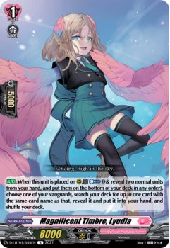 Magnificent Timbre, Lyudia (R) single card from Cardfight!! Vanguard