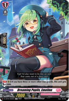 Dreaming Pupils, Emeline (C) single card from Cardfight!! Vanguard