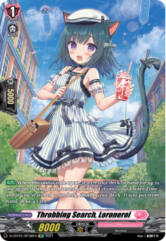 Throbbing Search, Loronerol (SP) single card from Cardfight!! Vanguard