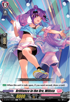 Brilliance in the Ore, Wilista (C) single card from Cardfight!! Vanguard
