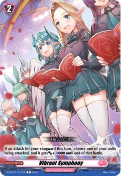 Vibrant Symphony (C) single card from Cardfight!! Vanguard