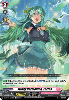 Windy Harmonica, Tertes (C) single card from Cardfight!! Vanguard