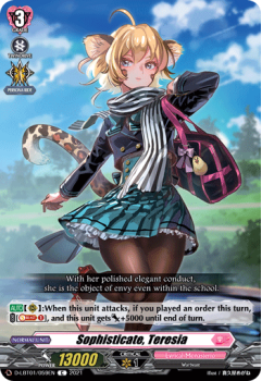 Sophisticate, Teresia (C) single card from Cardfight!! Vanguard