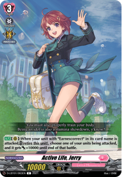 Active Life, Jerry (C) single card from Cardfight!! Vanguard