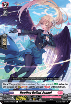 Howling Ballad, Fanael (C) single card from Cardfight!! Vanguard