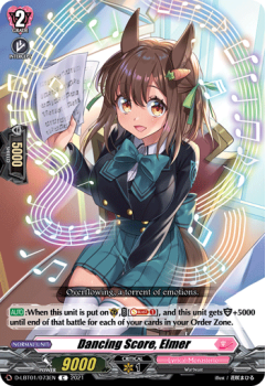 Dancing Score, Elmer (C) single card from Cardfight!! Vanguard