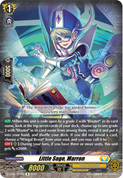 Little Sage, Marron (R) : D-BT05-051 - Cardfight!! Vanguard Single Card