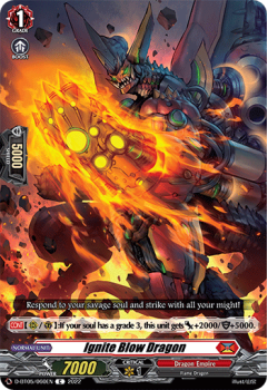 Ignite Blow Dragon (C) : D-BT05-060 - Cardfight!! Vanguard Single Card