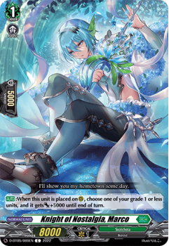 Knight of Nostalgia, Marco (C) : D-BT05-089 - Cardfight!! Vanguard Single Card