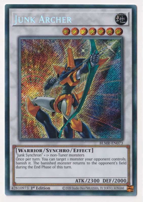 Junk Archer (Secret Rare) : BLMR-EN073 - Yu-Gi-Oh! Single Card Junk Archer (Secret Rare) : BLMR-EN073 - Yu-Gi-Oh! Single Card
