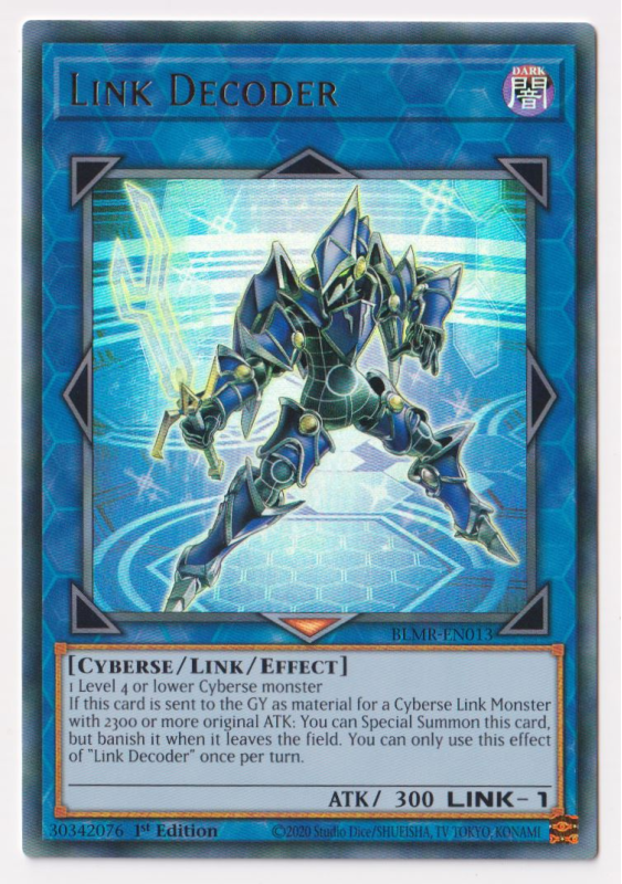 Link Decoder (Ultra Rare) : BLMR-EN013 - Yu-Gi-Oh! Single Card Link Decoder (Ultra Rare) : BLMR-EN013 - Yu-Gi-Oh! Single Card