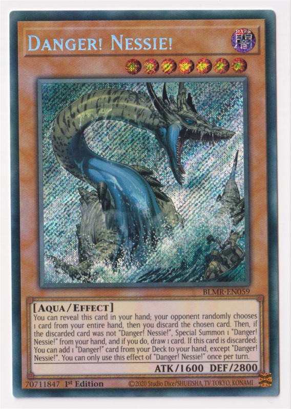 Danger! Nessie! (Secret Rare) : BLMR-EN059a - Yu-Gi-Oh! Single Card Danger! Nessie! (Secret Rare) : BLMR-EN059a - Yu-Gi-Oh! Single Card