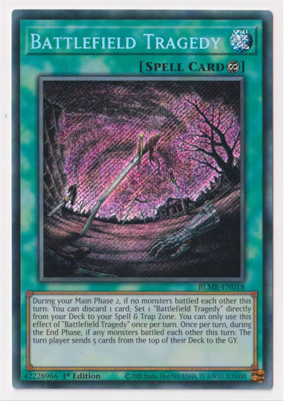 Battlefield Tragedy (Secret Rare) : BLMR-EN018 - Yu-Gi-Oh! Single Card Battlefield Tragedy (Secret Rare) : BLMR-EN018 - Yu-Gi-Oh! Single Card
