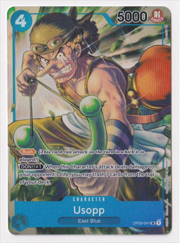 Usopp (ALTERNATE ART) OP03041 PILLARS OF STRENGTH One Piece Single
