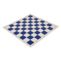 CNChess Vinyl Chess Board (white border) 20" X 20" - Blue Squares
