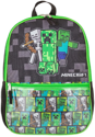 Minecraft Creeper Zombie Wither Kids 5 Piece Backpack Set - Image 6