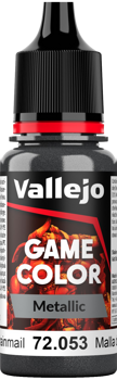 Acrylicos Vallejo Game Color : Chainmail Silver (18ml)