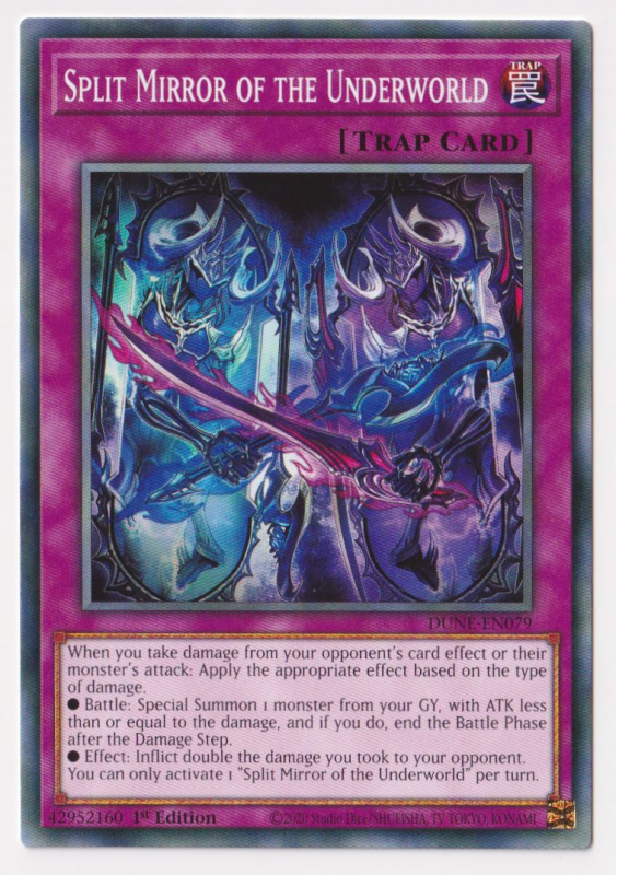 Split Mirror of the Underworld (Common) : DUNE-EN079 - Yu-Gi-Oh! Single ...