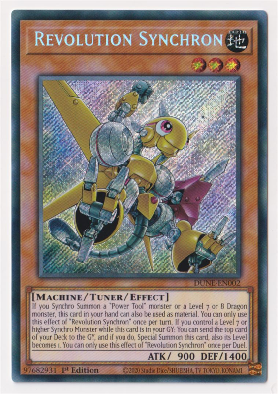 Revolution Synchron (Secret Rare) : DUNE-EN002 - Yu-Gi-Oh! Single Card