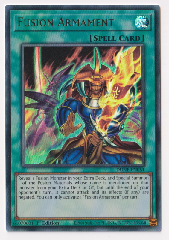 Fusion Armament (Ultra Rare) : DUNE-EN061 - Yu-Gi-Oh! Single Card