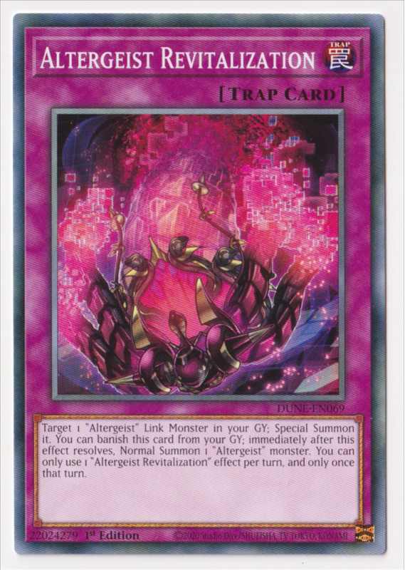 Altergeist Revitalization (Common) : DUNE-EN069 - Yu-Gi-Oh! Single Card Altergeist Revitalization (Common) : DUNE-EN069 - Yu-Gi-Oh! Single Card