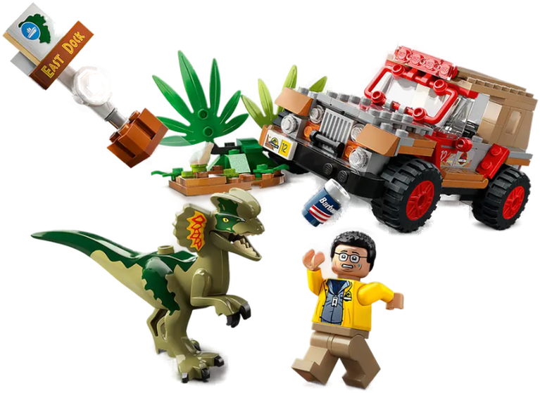 Lego jurassic world outlet dilophosaurus