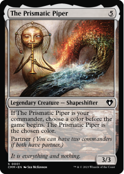 The Prismatic Piper single card from Magic the Gathering