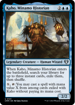 Kaho, Minamo Historian single card from Magic the Gathering