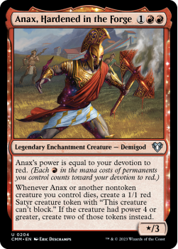 Anax, Hardened in the Forge single card from Magic the Gathering